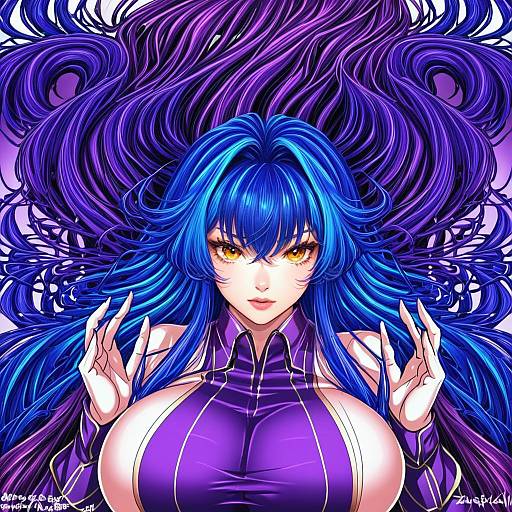 Illustration of Asama tomo, kyoukaisenjou no horizon in the style of Shashaki