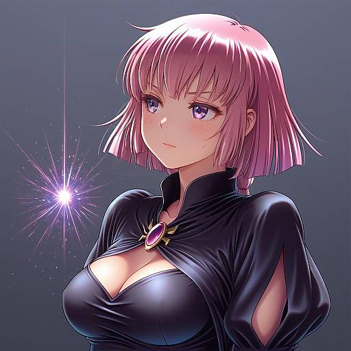 Illustration of Haman karn, gundam in the style of Wokada