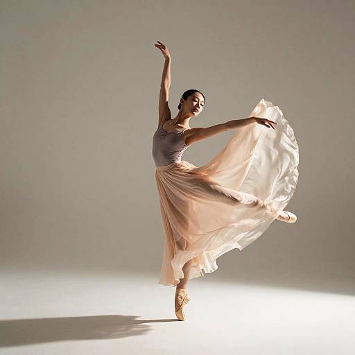 Graceful Dancer in Soft Morning Light