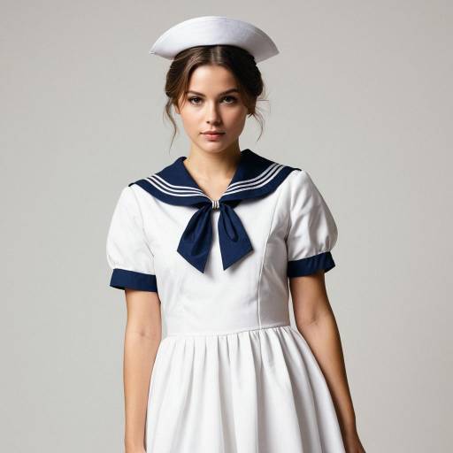 Realistic Sailor Dress Outfit for Girl