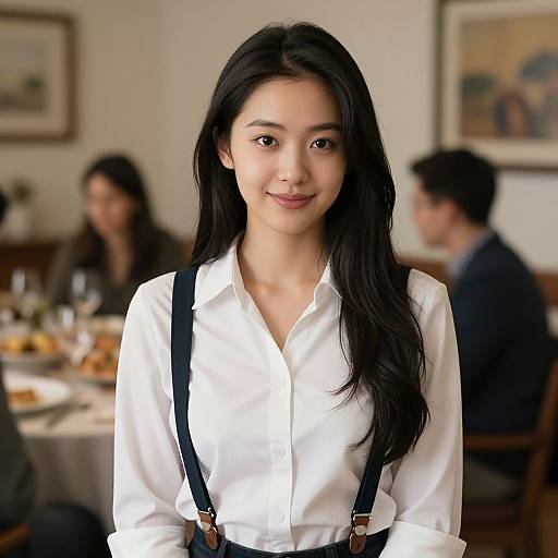 Realistic Portrait of Casual Thanksgiving Dinner