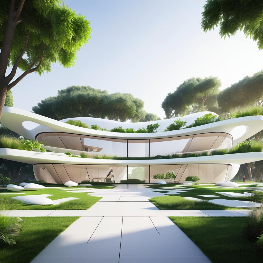 Futuristic Pavilion Design for Urban Zoo