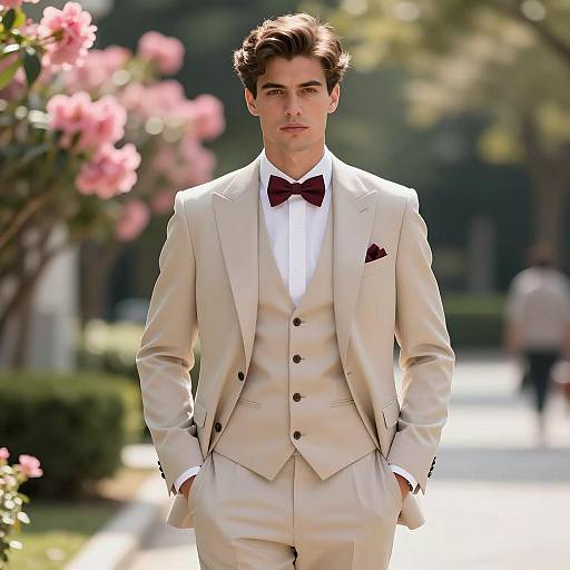 Elegant Summer Gala Attire Portrait