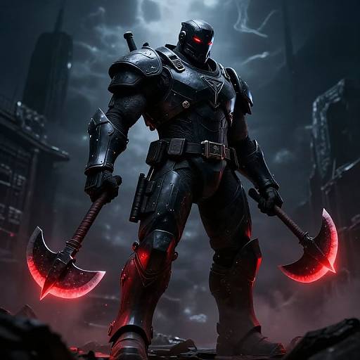 Thunderous Titan in Dark Armor