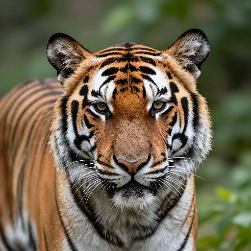 Photorealistic Tiger with Butterfly Ears