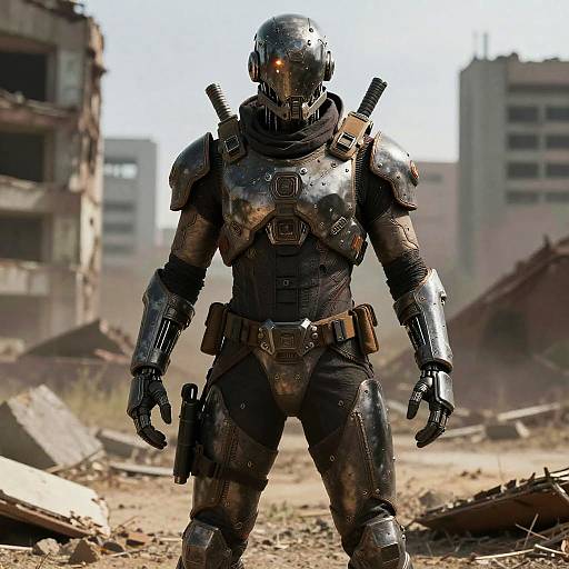 Post-Apocalyptic Cybernetic Warrior