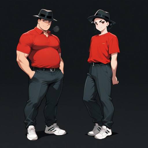 Charming Teenage Guy in Fedora Style