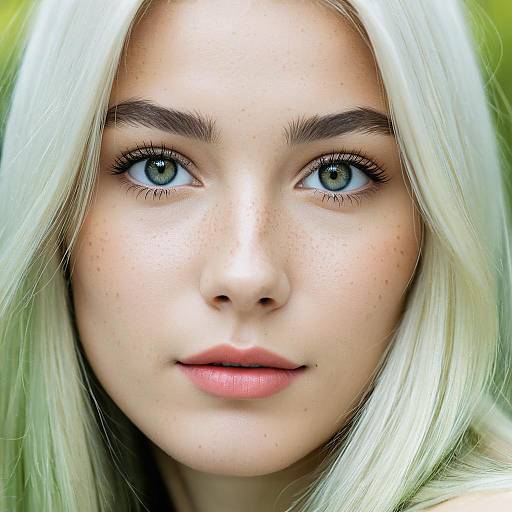 Ethereal Portrait of Spring Beauty