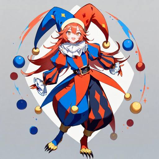 Quirky Gentleman in Flamboyant Attire Quirky Gentleman in Flamboyant Attire