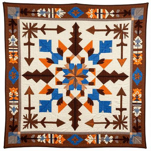 Vibrant Amish Quilts Wall Hanging