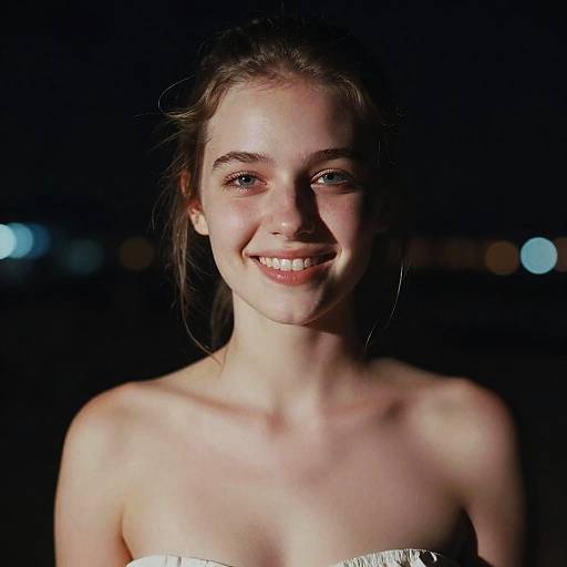 Vivid HDR Portrait of a European Girl