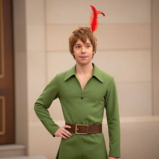 Man in Peter Pan Costume