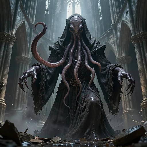 Eldritch Horror in Gothic Cathedral