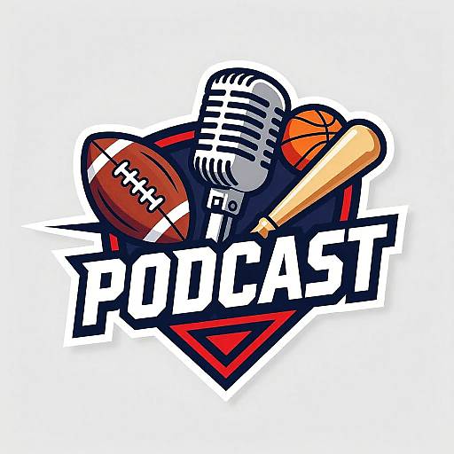 Dynamic Sports Podcast Logo Design