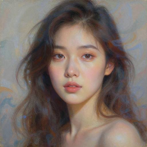 Dreamy Ethereal Portrait AI Art