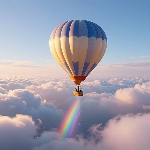 Surreal Hot Air Balloon Dreamscape