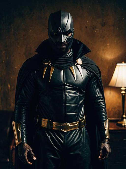 Realistic Dark Man Cosplay Photography