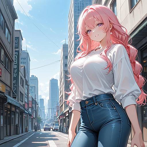 Mitsuri Kanroji Casual City Smile