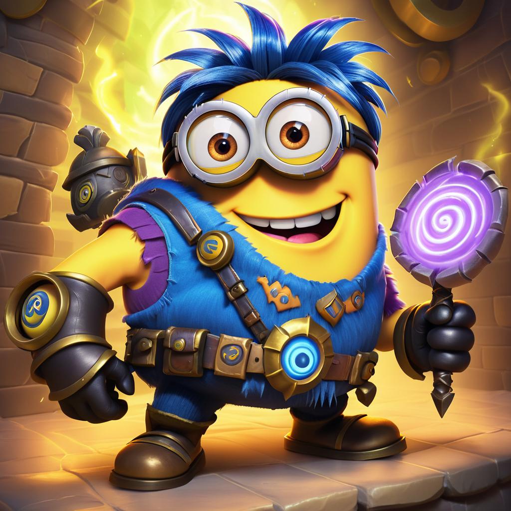 Minions from Despicable Me as Hearthstone Cards