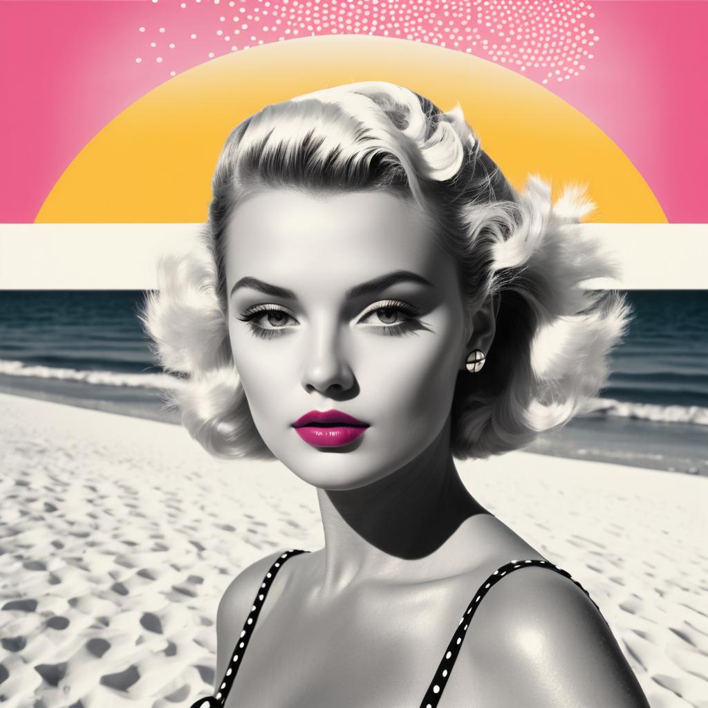 Retro Pop Art Makeup Photography