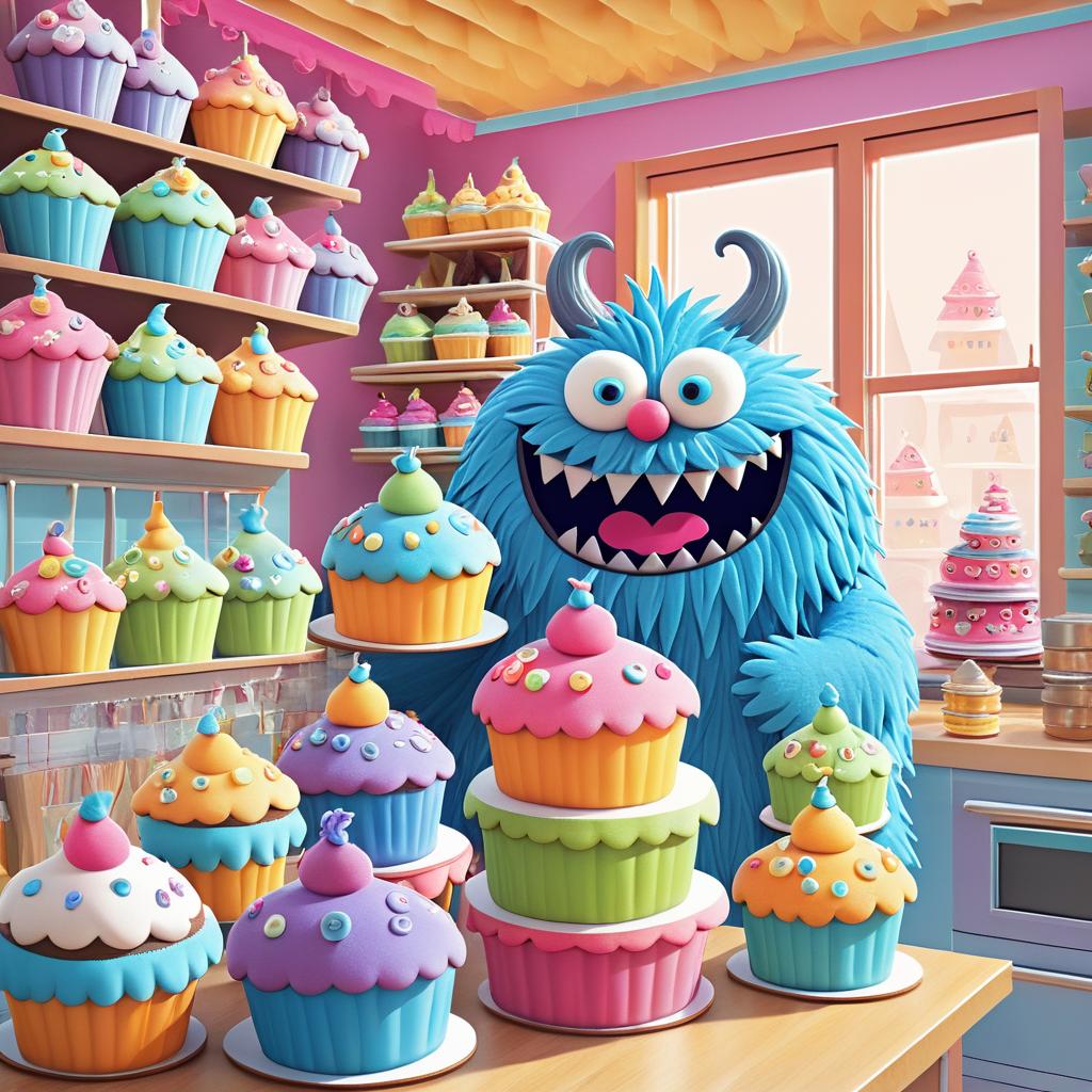 Whimsical Bakery Run by Friendly Monsters