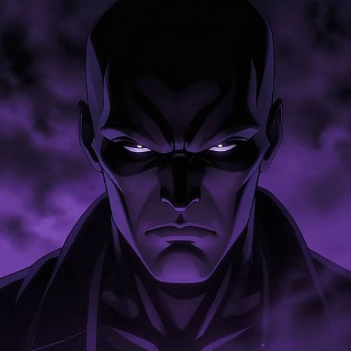 Noir Megamind in Stormy Shadows