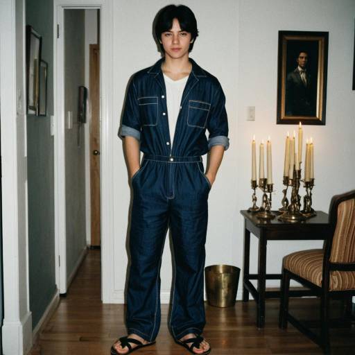 Realistic Male in Jumpsuit Costume