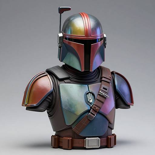 Vibrant Mandalorian 1:2 Scale Bust