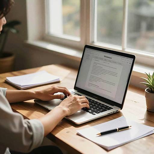 Cozy Modern Home Office Workspace