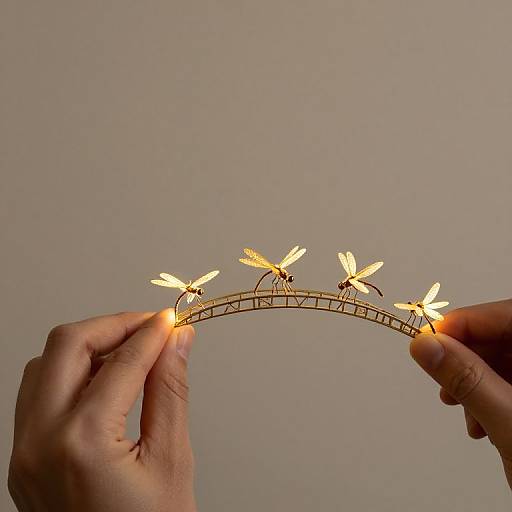 Clockwork Dragonflies Bridge Time