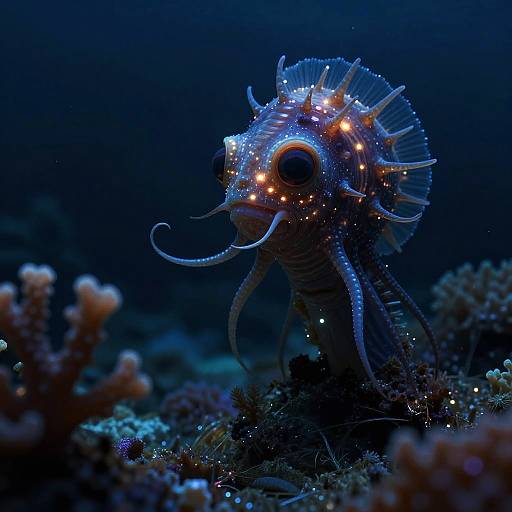 Bio-Luminescent Deep Sea Creature