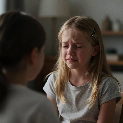 Intimate Indoor Portrait of Discontent