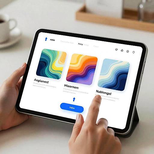 Futuristic AI Image Generator UI