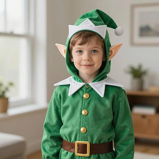 Charming Elf Costume for Kids Photo