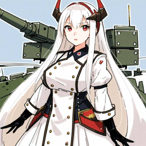 Illustration of Air defense princess, kantai collection in the style of Sorimachi-doufu