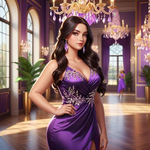 Confident Character in Opulent Summer Venue