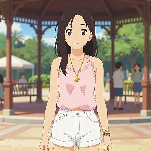 Boho Chic Woman in Vibrant Style