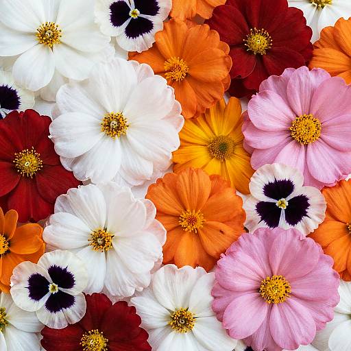 Vibrant Close-Up Floral Arrangement