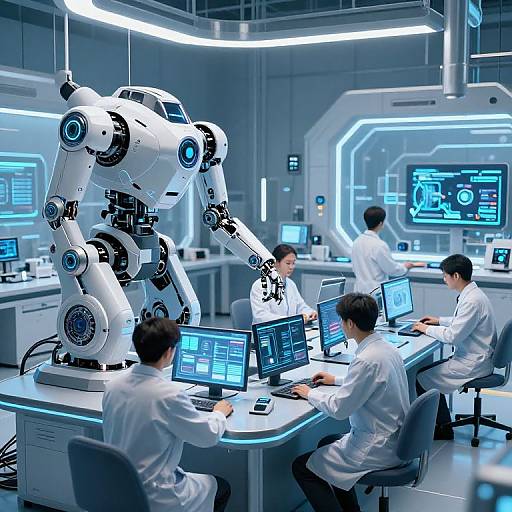 Cutting-Edge AI Robotic Laboratory