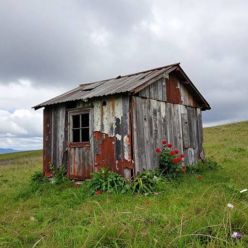 Photorealistic Cozy Hut on Mountain