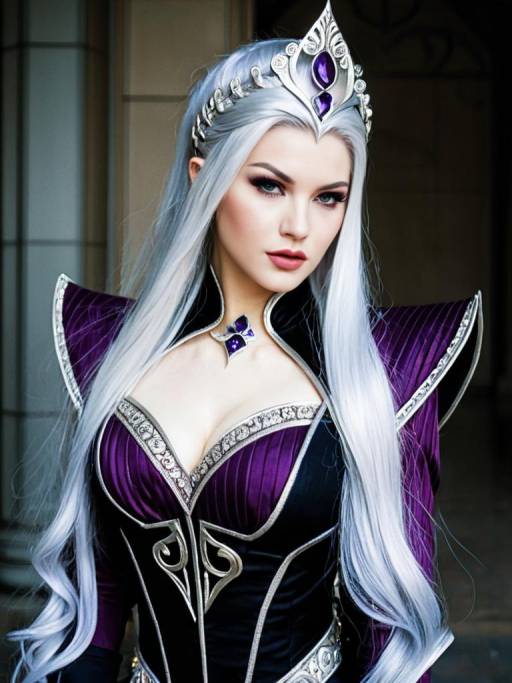 Woman in Sindel Cosplay Costume