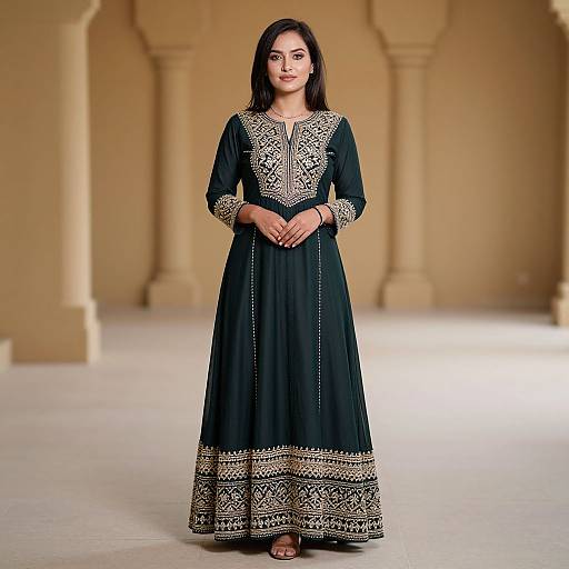 Woman in Traditional Shadi Dress