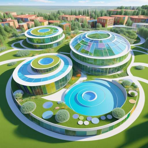 Innovative Eco-Friendly School with Natural Elements