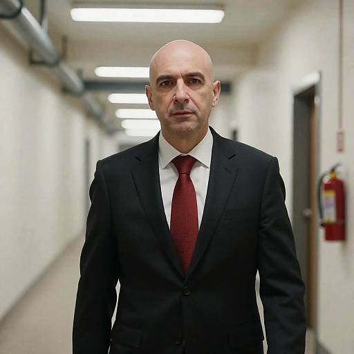 Middle-Aged Man in Industrial Setting