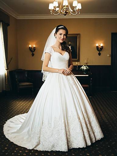 Elegant Wedding Bride Portrait