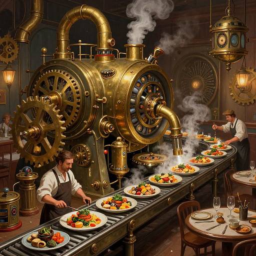 Steampunk Cuisine Generator Machine