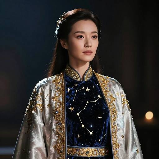 Cinematic Portrait of Celestial Diplomat