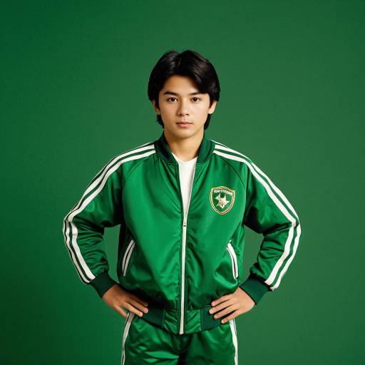 Realistic Male in Green Sports Costume