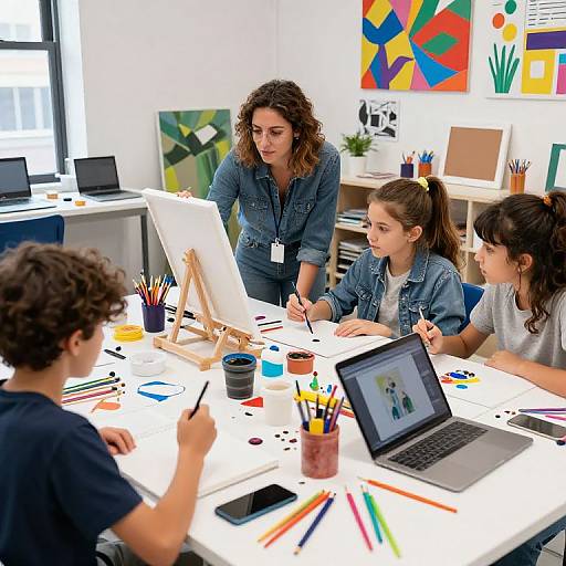 Creative Workshop with Teacher and Students