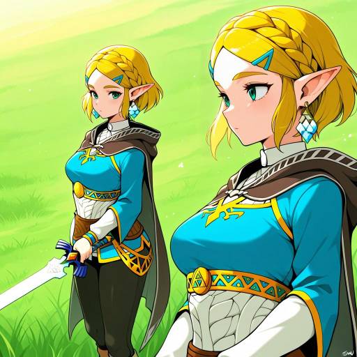 Princess Zelda in Multiple Views